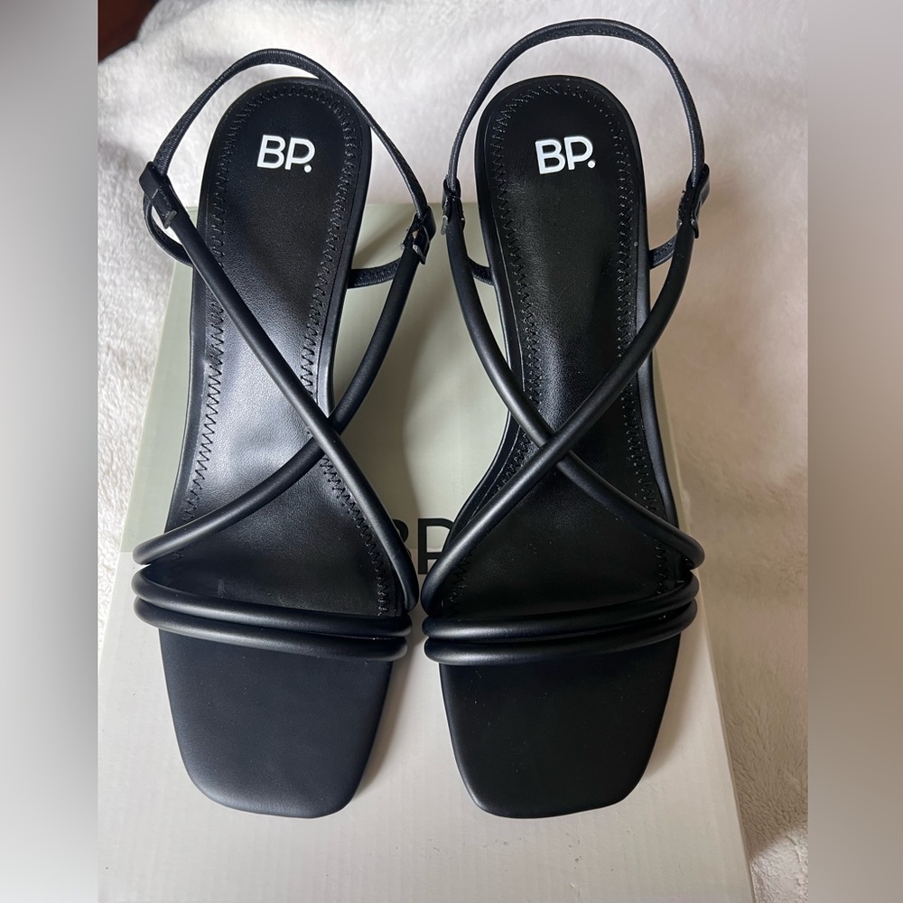 BP Faux Leather strapped shoes